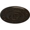 Ekena Millwork Milan Ceiling Medallion, Hand-Painted Stone Hearth, 47 5/8"OD x 2 3/4"P CM47MISHF - alternate 2